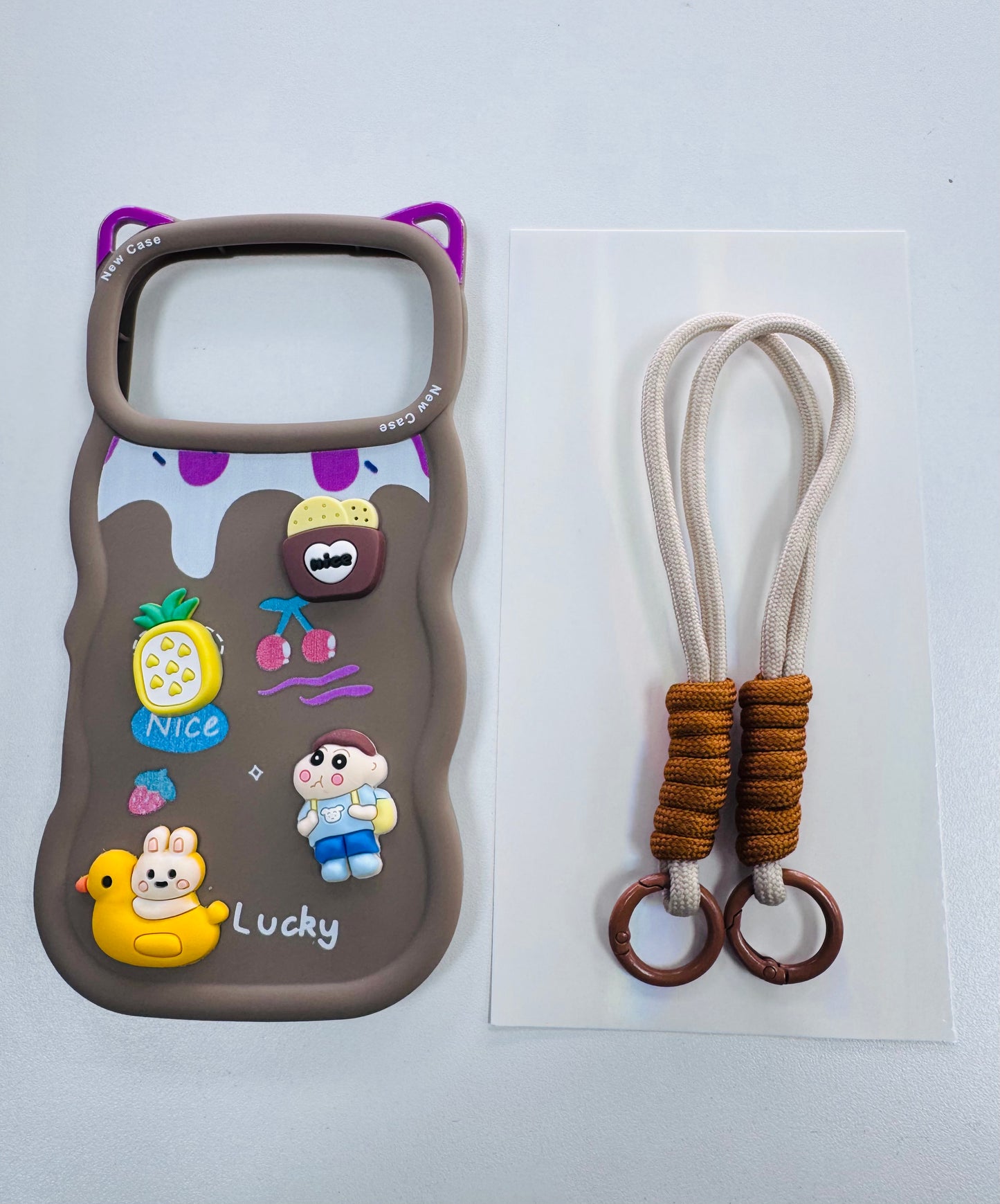“iPhone 17 / 17 Pro / 17 Pro Max Pouches – Cute Cartoon Designs with Lanyard (South Africa)”